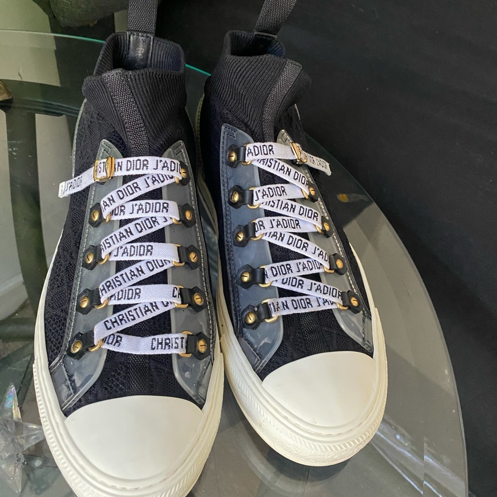 Christian Dior 2021 high top fashion sneakers